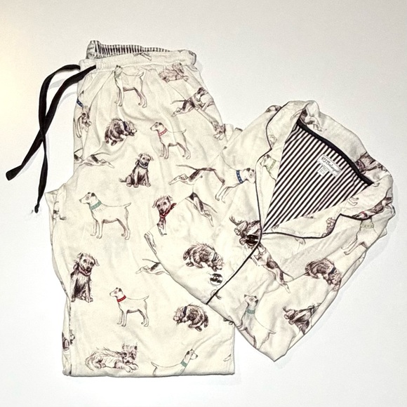 PJ Salvage Other - PJ Salvage Dog Print Pajama Set - Modal/Cotton - Medium